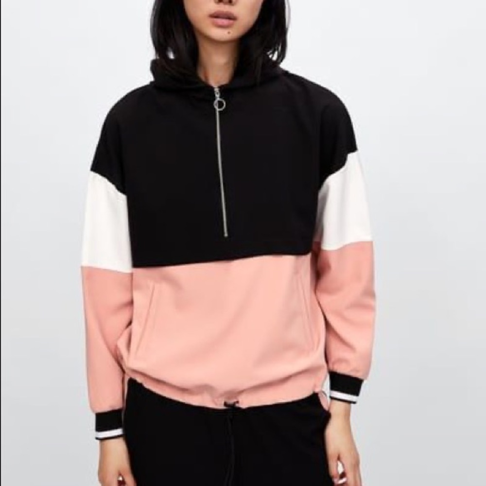 🦕ZARA COLOR BLOCK WINDBREAKER🦕